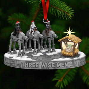 Fun Cosmic Christmas Three Wise Men Ornament - Gifts For Movie Fans 01qhqn101025-Homacus
