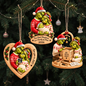 Baby On The Way Christmas Ornament - Personalized Gift For Expecting Parents 01TYTA231026-Homacus
