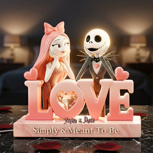 Simply & Meant To Be Light Box, Personalized Gifts For Couple 01PGLU091225