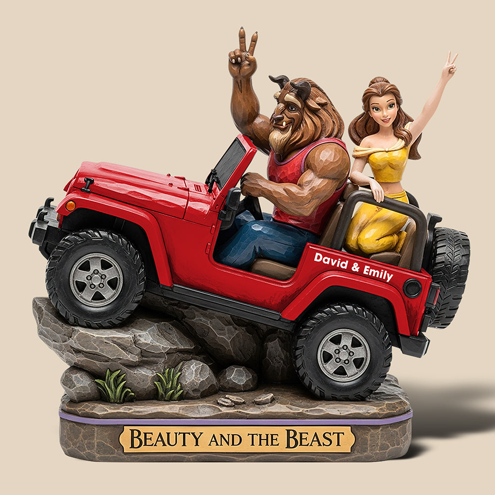 Monster & Princess Acrylic Plaque - Personalized Gifts For Off-road Couple 04qhqn040625-Homacus