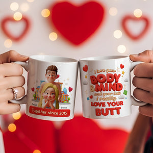 Spicy Couple Coffee Mug - Personalized Gifts For Couples 02TGLU250625-Homacus