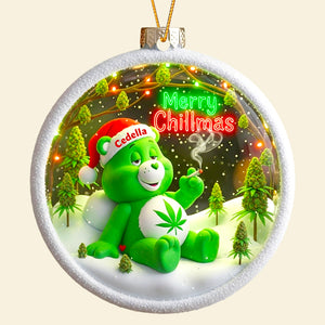Merry Chillmas Ornament Personalized Gifts For Smokers 02TODT150825-Homacus