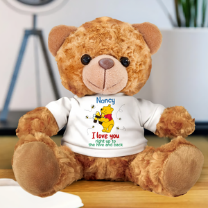 Personalized Gifts For Kids Bear With Shirt, Cute Cartoon Character 01tgpu010325-Homacus