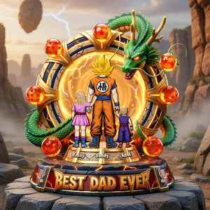 Best Dad Ever Acrylic Plaque - Personalized Gifts For Dads 03toqn070526-Homacus