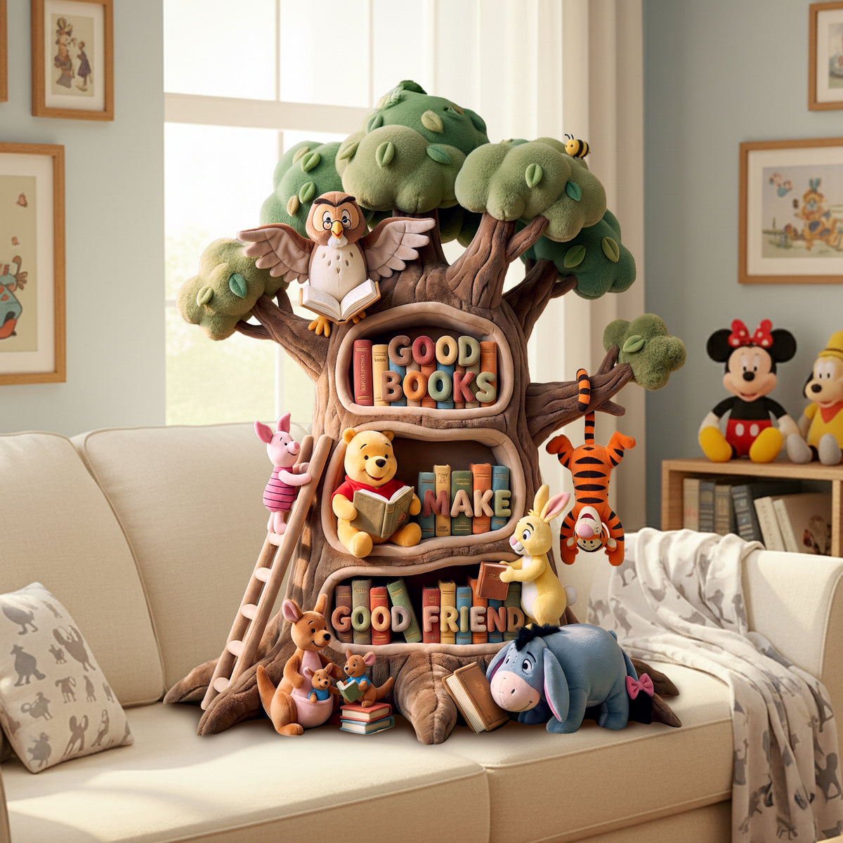 Good Books Make Good Friends Pillow - Gift For Friends 06PALU101225-Homacus