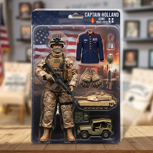 Brave Soldier Acrylic Plaque – Personalized Christmas Gifts For Veteran 01qhqn140625-Homacus