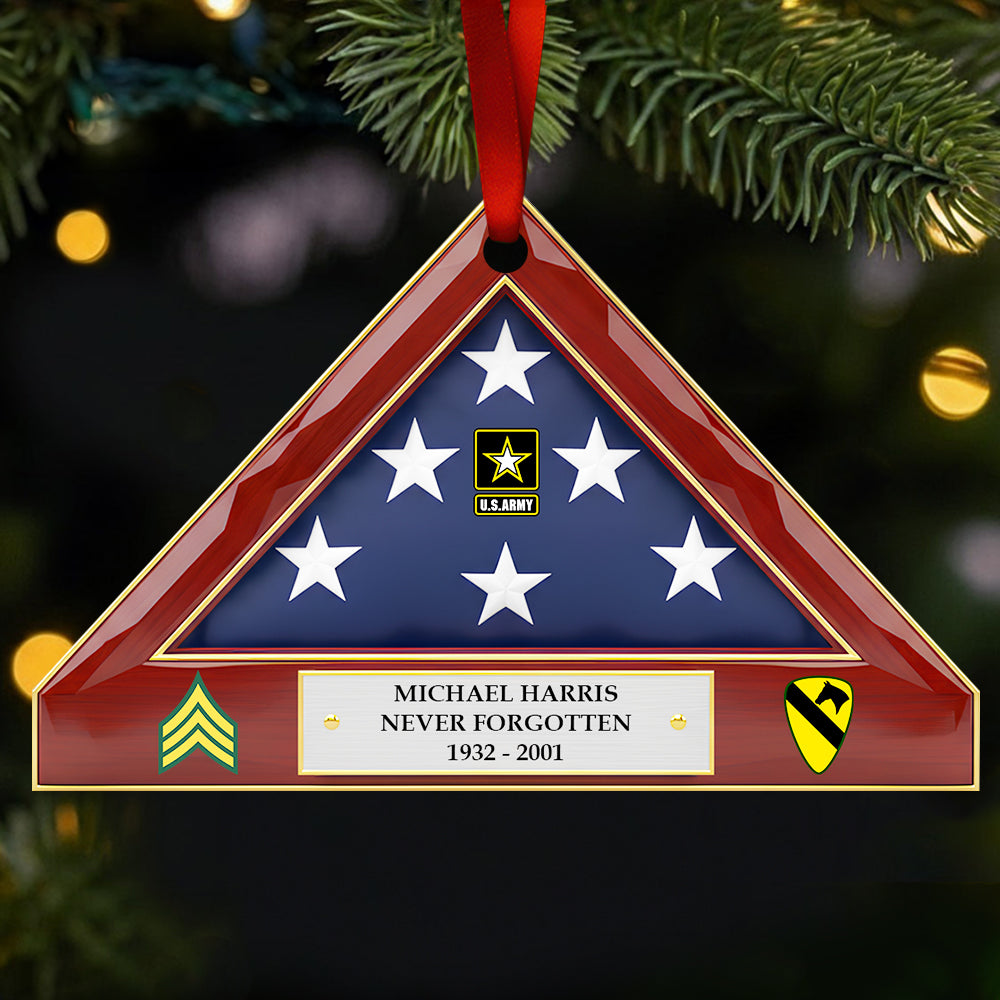 Honoring Heroes Christmas Military Ornament - Personalized Gifts For Veterans 02OHDT131025-Homacus