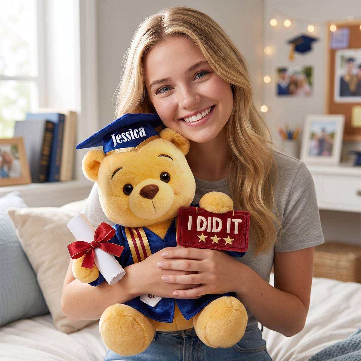 I Did It - Class Of 2026 Graduation Pillow - Personalized Gifts For Graduates 02ohdh130526-Homacus