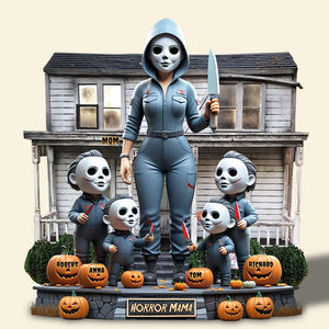 Horror Mom Slay Acrylic Plaque - Personalized Xmas Gifts For Mom 01qhdt160425-Homacus