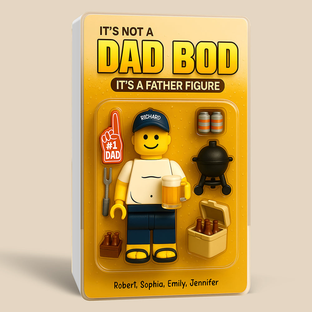 It's A Father Figure Acrylic Plaque Personalized Gifts For Dad 05NAQN070525-Homacus