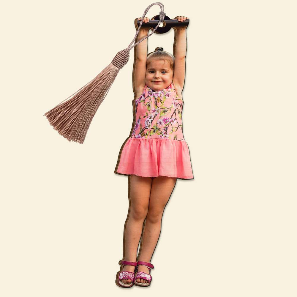 Personalized Gifts For Kids Wooden Bookmark Naughty Swing Kids 04nadt011223-Homacus