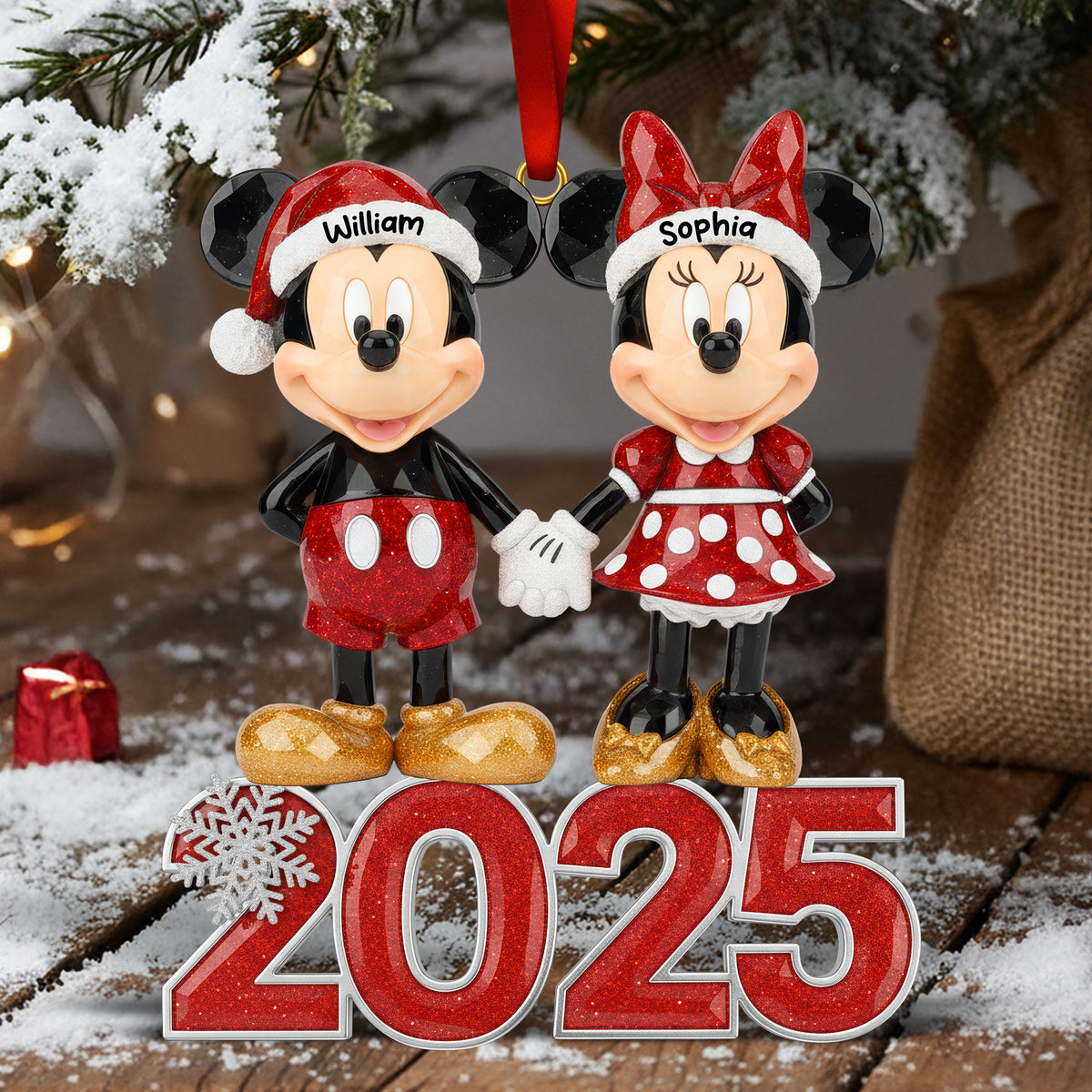 Funny Holiday Acrylic Ornament - Personalized Gifts For Couple 09hyqn201125-Homacus