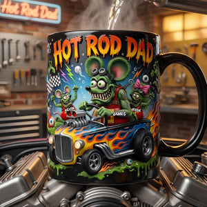 Hot Rod Dad Magic Coffee Mug - Personalized Gifts For Dad 04tyta060526-Homacus