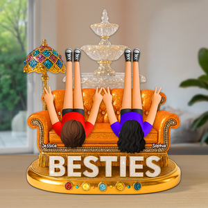 Besties Acrylic Plaque - Personalized Gifts For Best Friends 03napu210525-Homacus