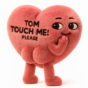 Funny Heart Custom Shape Pillow - Personalized Gifts For Couples 03natn291125-Homacus