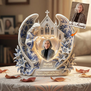 In Loving Memory Acrylic Plaque - Personalized Custom Photo Gift For Christian 01PATA270226-Homacus