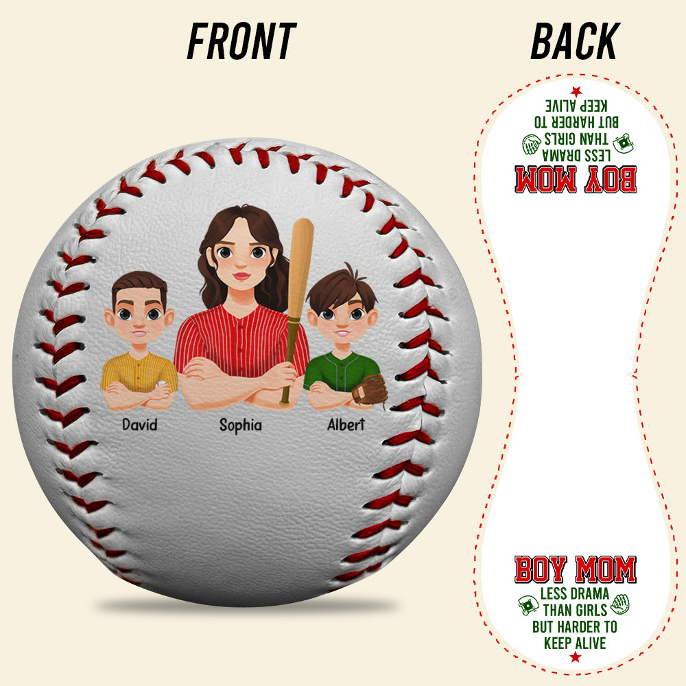 Personalized Gift For Mom Baseball Mother's Day Baseball Mom 01ACQN060425HG-Homacus