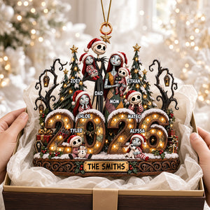 Spooky Family Christmas Ornament - Personalized Gifts For Family 01padt051026-Homacus