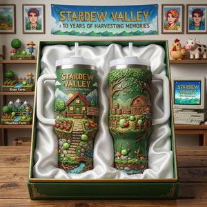 10 Years Anniversary Game Lovers 40oz Tumbler - Personalized Gifts For Gamers 05patn180326-Homacus