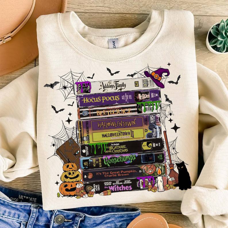 Halloween Nightmare Movie VHS Shirt - Gift For Movie Fans 77laxx180725-Homacus