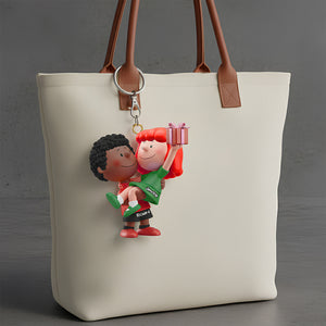 Forever Love Keychain Personalized Gifts For Couple 01OHDT041225-Homacus