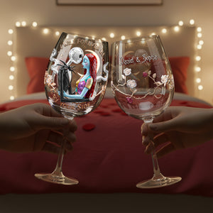 Forever Be By Your Side Drinking Glass - Personalized Gifts For Couples 04PALU081225-Homacus