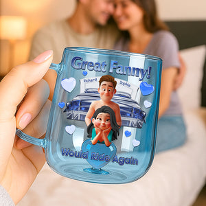 Naughty Couple 3D Heart Glass Mug - Personalized Gifts For Couple 05tgqn240625-Homacus