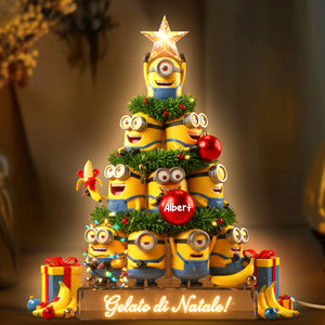 Funny Holiday Monster Acrylic Light Box - Personalized Christmas Gifts 05PAQN061125-Homacus