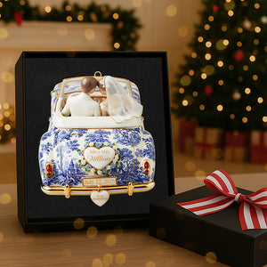 Personalized Gifts For Christmas, Newlywed Toile de Joy Custom Shape Acrylic Ornament 04pgta081025-Homacus