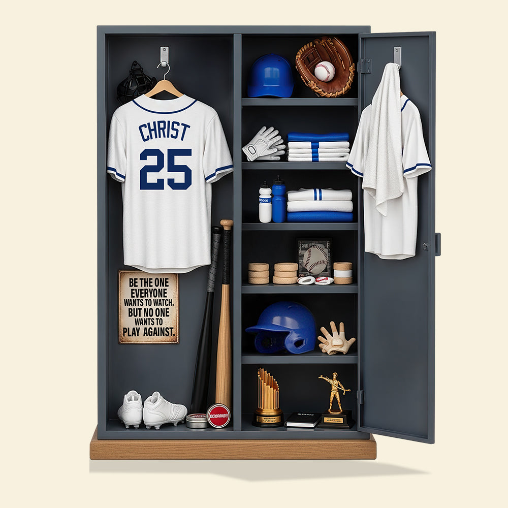 Baseball Personal Locker Acrylic Plaque Personalized Gifts For Baseball Player 03QHDT070625-Homacus