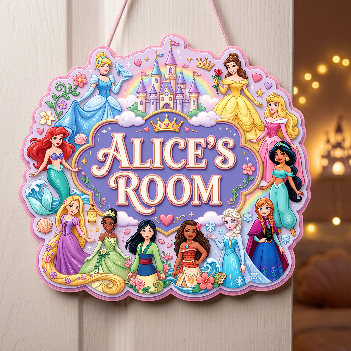 Fairytale Room Door Acrylic Sign - Personalized Gifts For Kids 02nata200726-Homacus