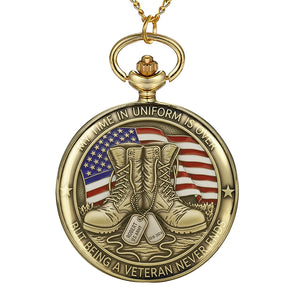 Proud To Have Served Pocket Watch - Personalized Gifts For Veteran 04qhqn110625-Homacus