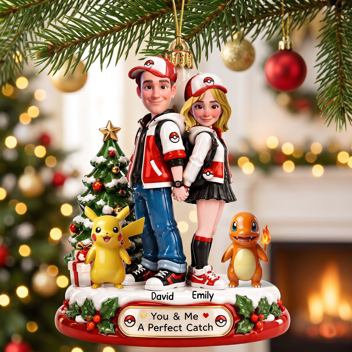 Perfect Match Acrylic Ornament, Personalized Gifts For Couple 06qhqn280826-Homacus