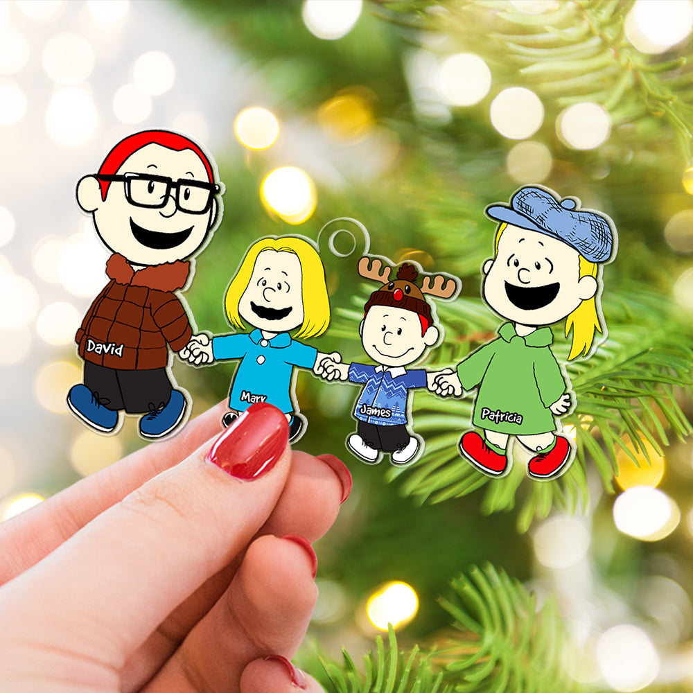 Personalized Gifts For Family Christmas Ornament 07ACQN191124DA-New-Homacus