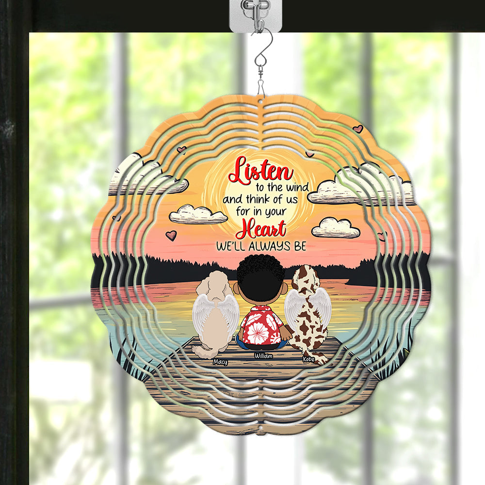 Personalized Memorial Gifts For Dog Lovers Wind Spinner 02tgqn210225hg-Homacus