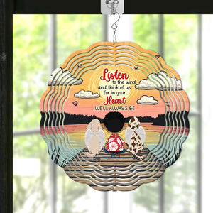 Personalized Memorial Gifts For Dog Lovers Wind Spinner 02tgqn210225hg-Homacus