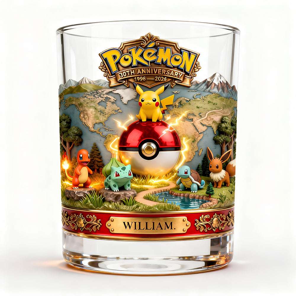 Cute Creature Squad Round Glass - Personalized Anniversary Gifts 03kidt140326-Homacus