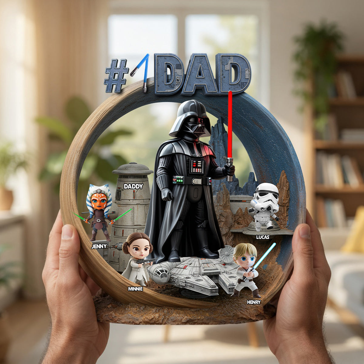 Strongest Dad Acrylic Plaque, Personalized Father's Day Gifts For Dad 02qhtn240426-Homacus