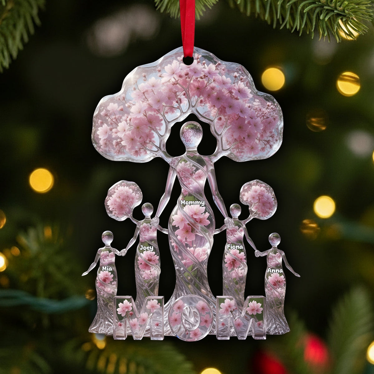Gracefully Elegant Mom Tree Of Life Ornament, Personalized Gifts For Mom 01qhlu011025-Homacus