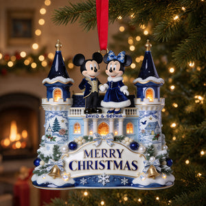 Merry Little Mouse Ornament - Personalized Christmas Gifts For Couple 01pglu290826-Homacus