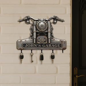 Motorcycles Garage Personalized Gifts For Motor Lovers Key Hanger 01natn070725-Homacus