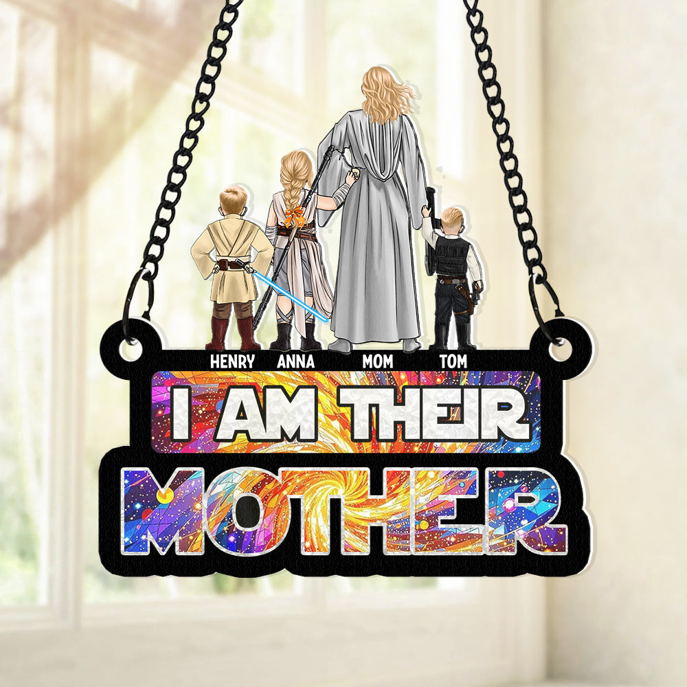 Personalized Gifts For Mom Suncatcher Ornament, Stunning Galaxy 01QHDT140225DAHHHG-Homacus