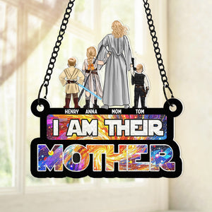 Personalized Gifts For Mom Suncatcher Ornament, Stunning Galaxy 01QHDT140225DAHHHG-Homacus