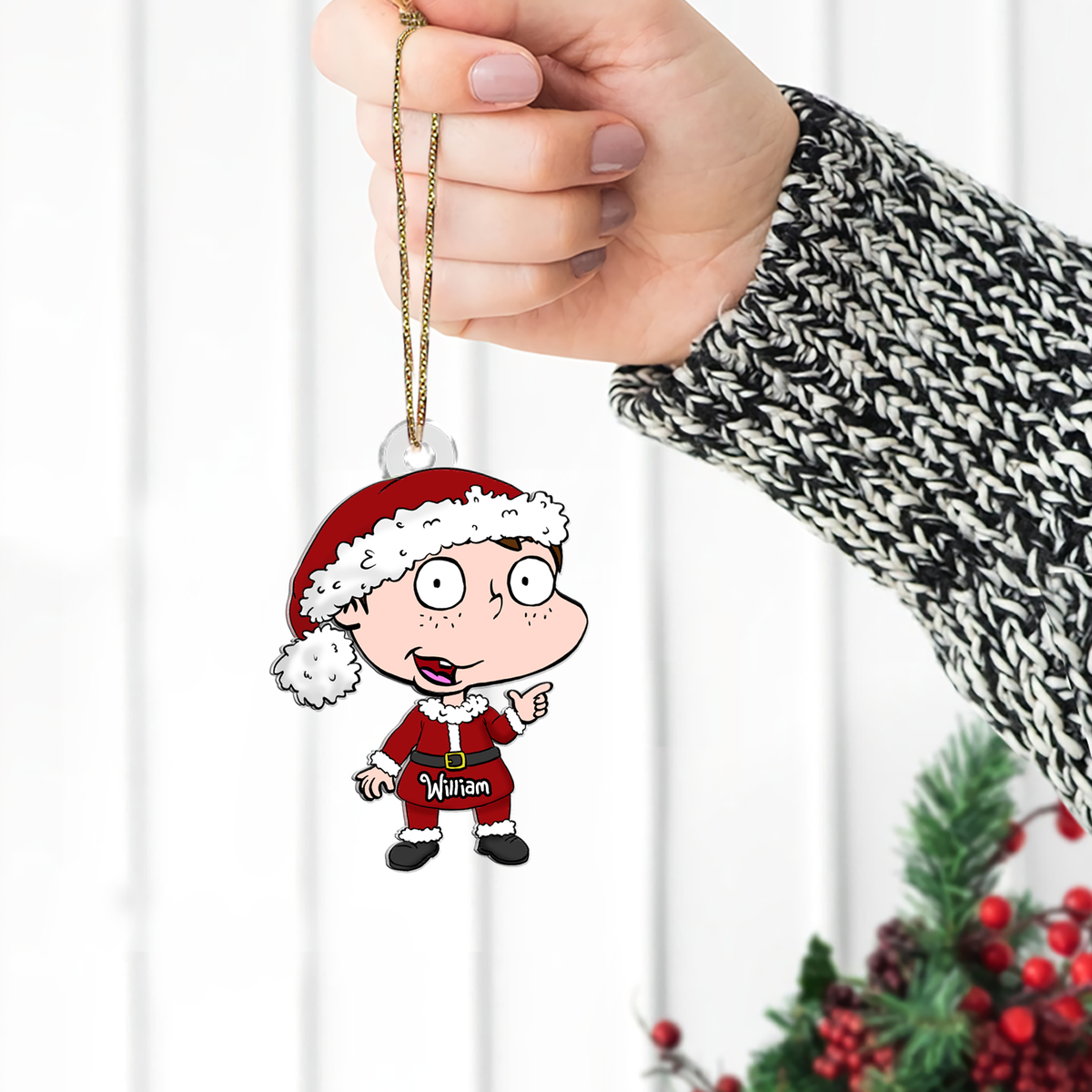 Personalized Gifts For Kids Christmas Ornament 01QHHU221124HG-Homacus