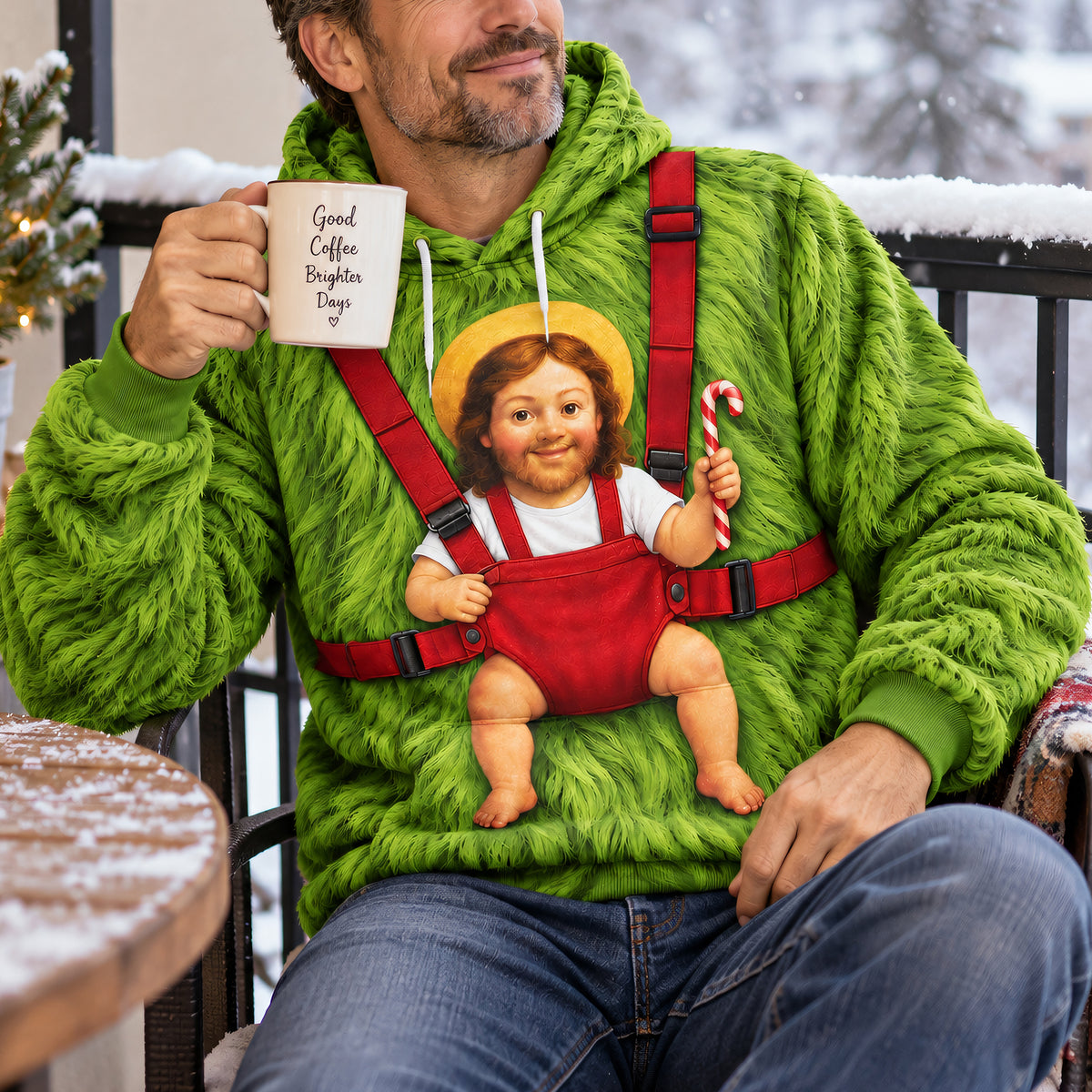 Fun Newborn Jesus Carrier 3D Shirt - Personalized Gifts For Christians 05qhqn160926-Homacus