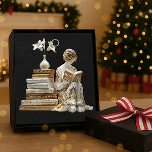 Book Girl Acrylic Ornament - Personalized Gifts For Book Lovers 01tgta101125-Homacus