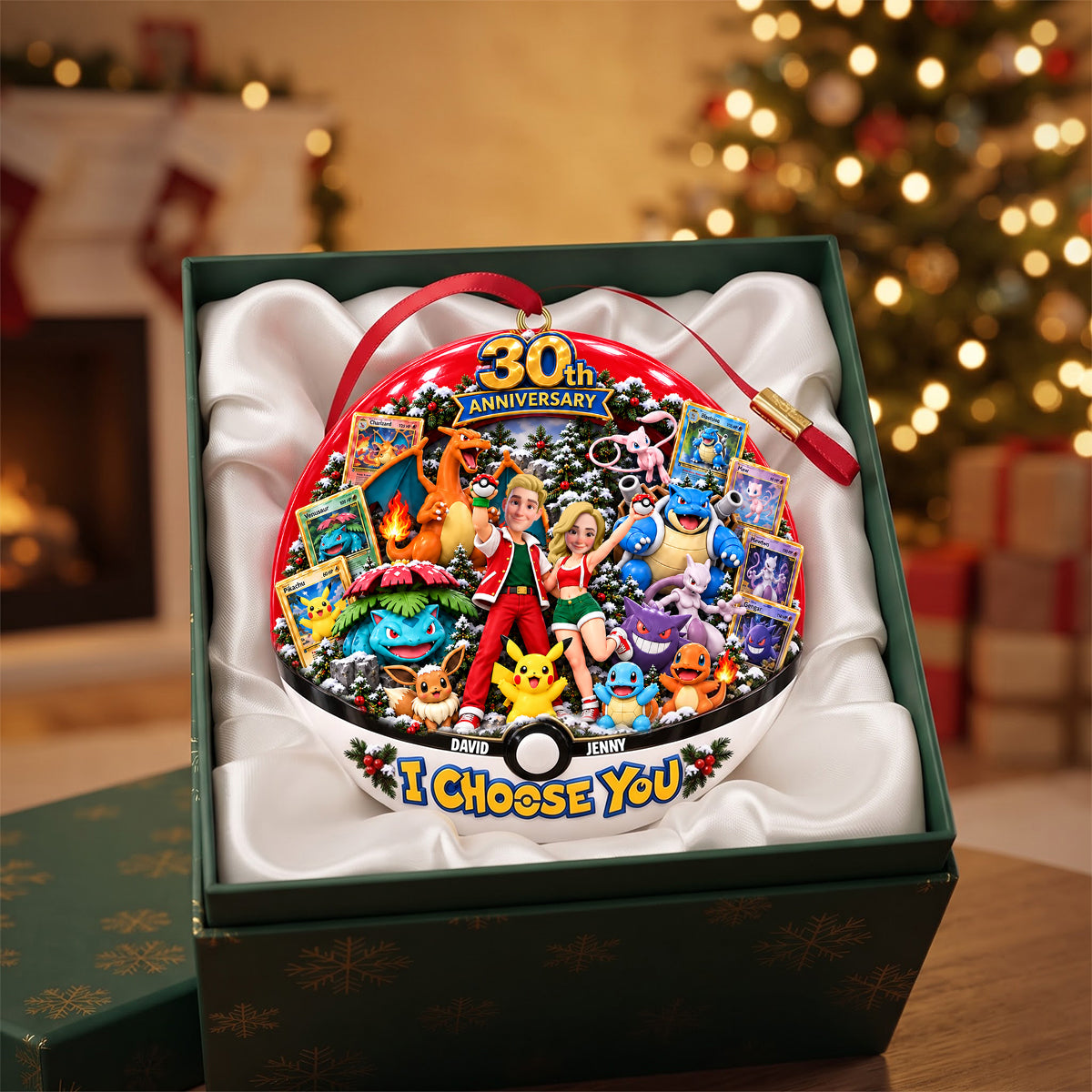 30th Anniversary Adventure Couple Ornament - Personalized Gifts For Couple Christmas Ornament 03OHTN290926-Homacus