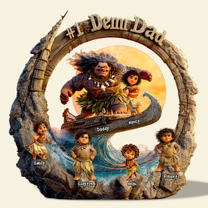 Demi Dad Acrylic Plaque Personalized Gifts For Dad 03TGDT130525-Homacus