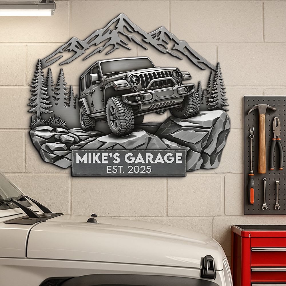 Garage Metal Sign - Personalized Gifts For Off-road Lovers 03qhpu040625-Homacus