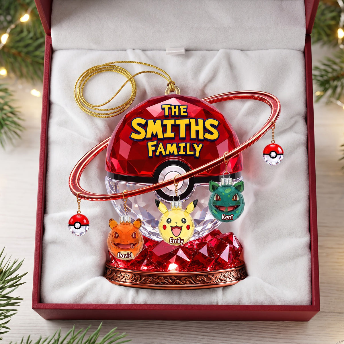 Creature Family Christmas Ornament - Personalized Gifts For Family 06ohqn030926